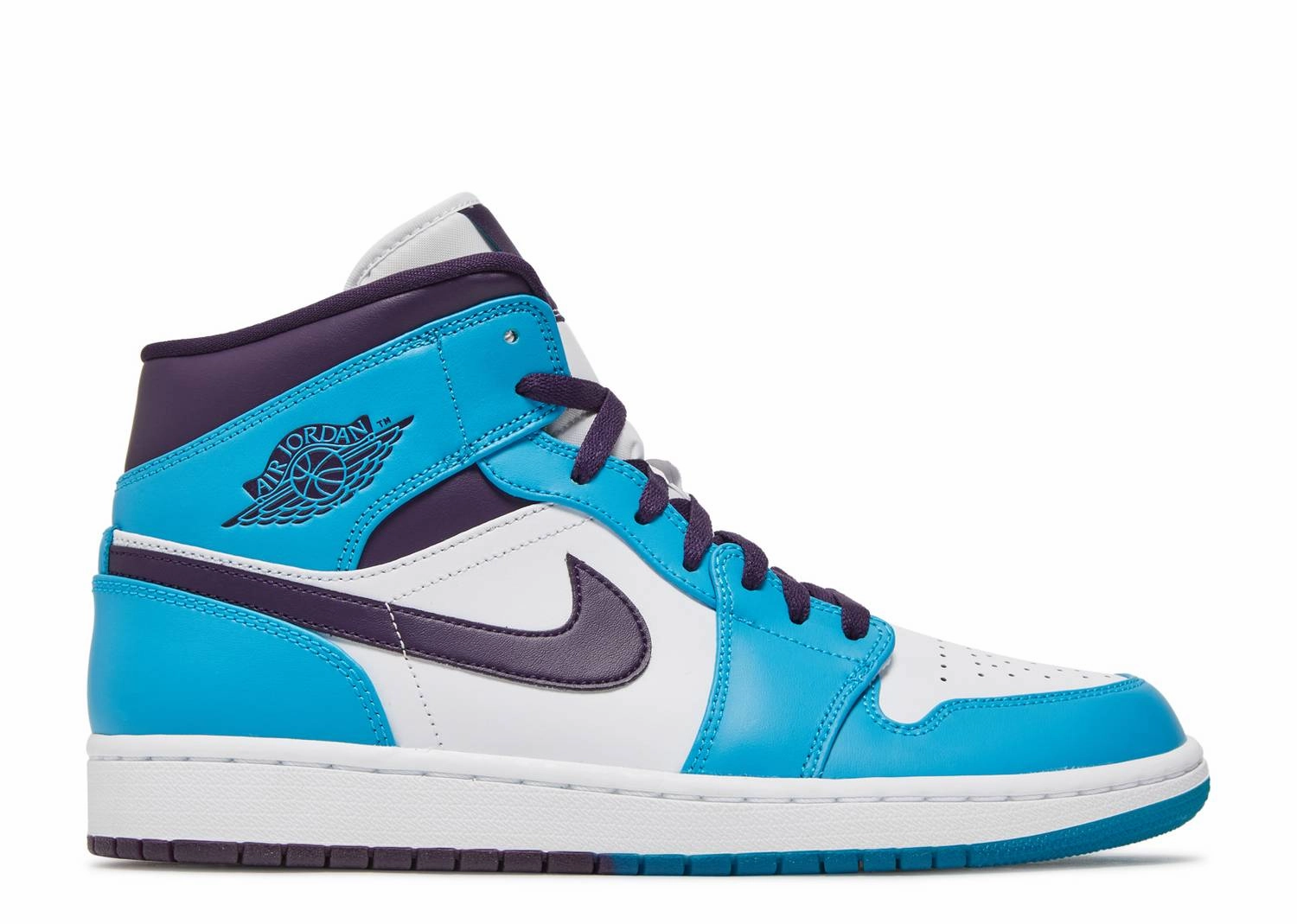 Air Jordan 1 Mid "Hornets" (Wilmington Location) Adaptive Look