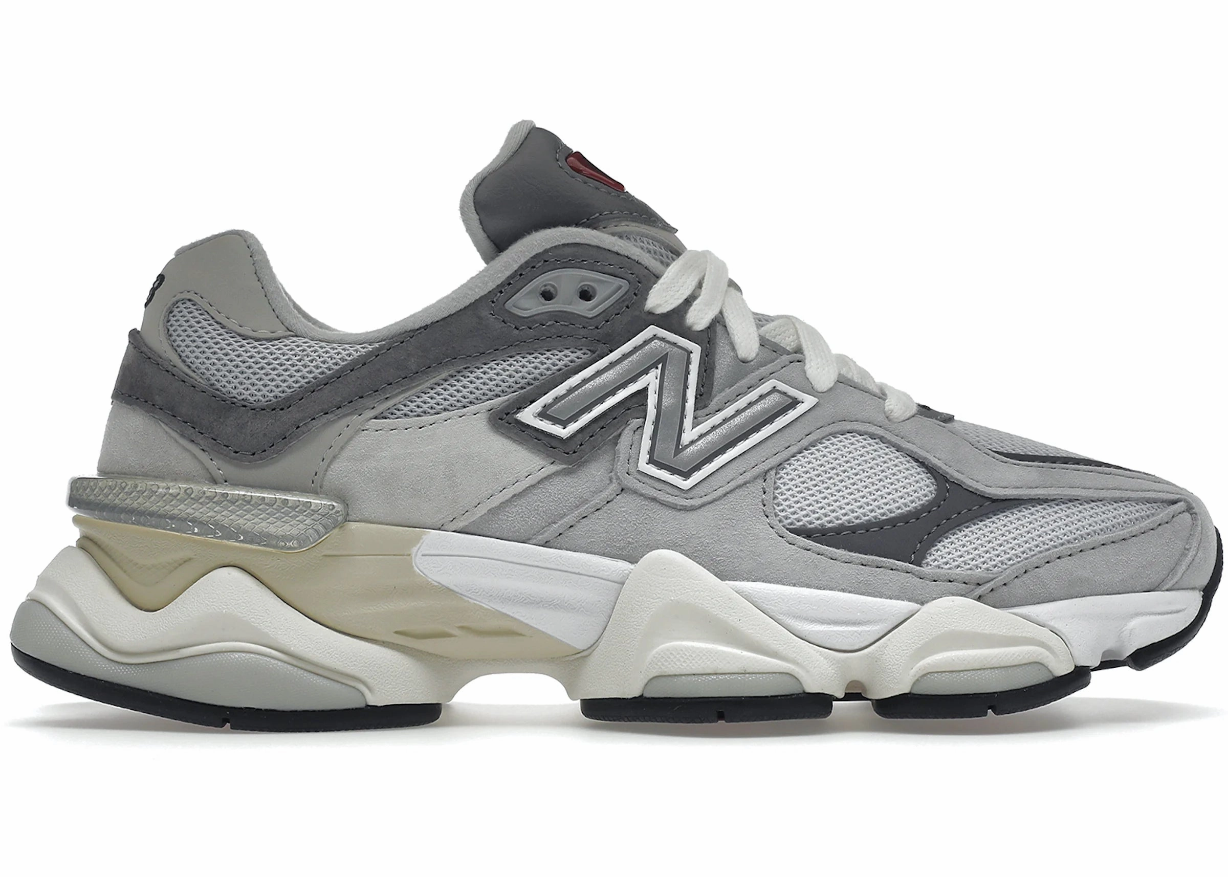 Flexible Grip Glam support New Balance 9060 Rain Cloud Grey