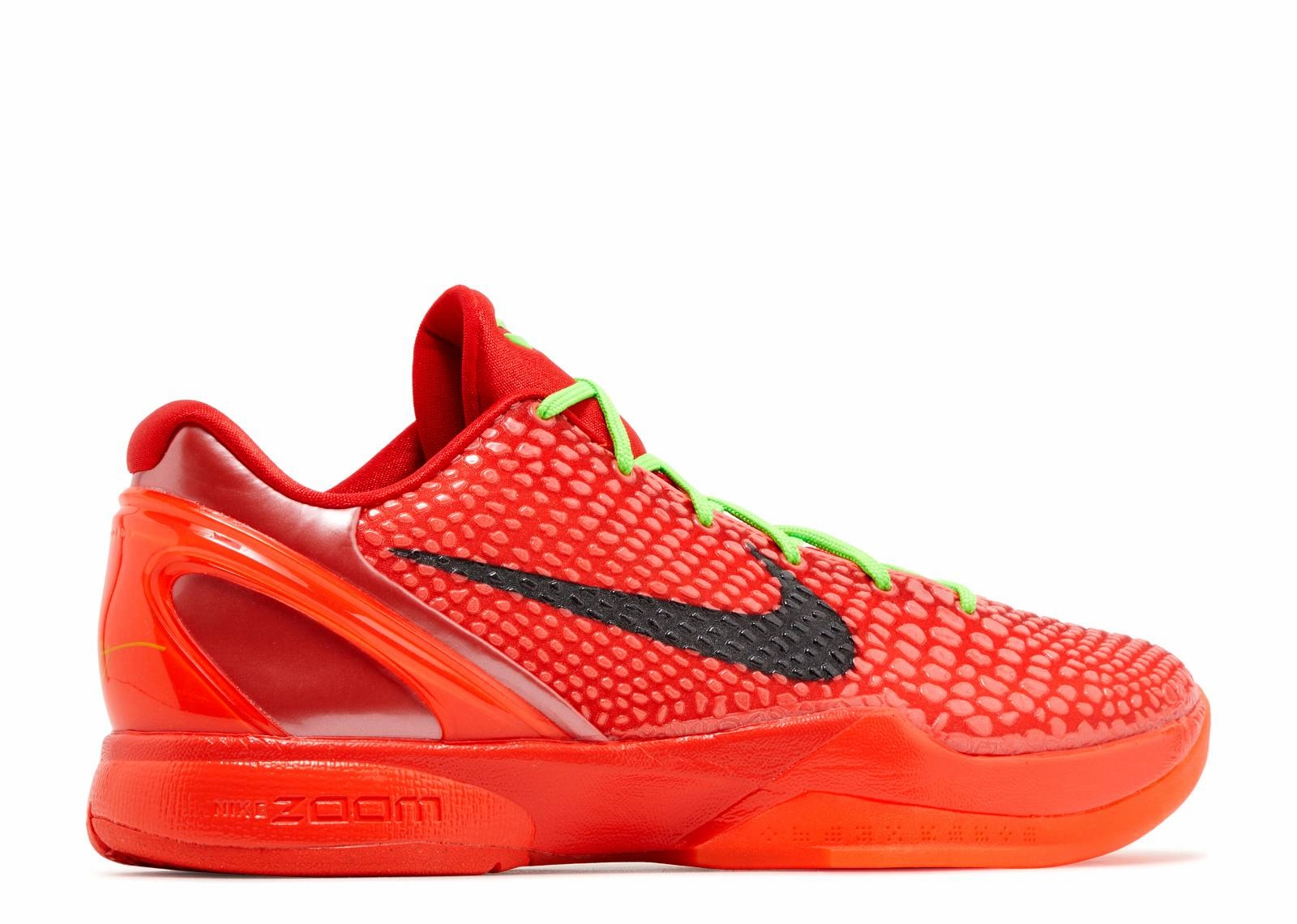 Hard Floor Flexible Sole Nike Kobe 6 Protro Reverse Grinch