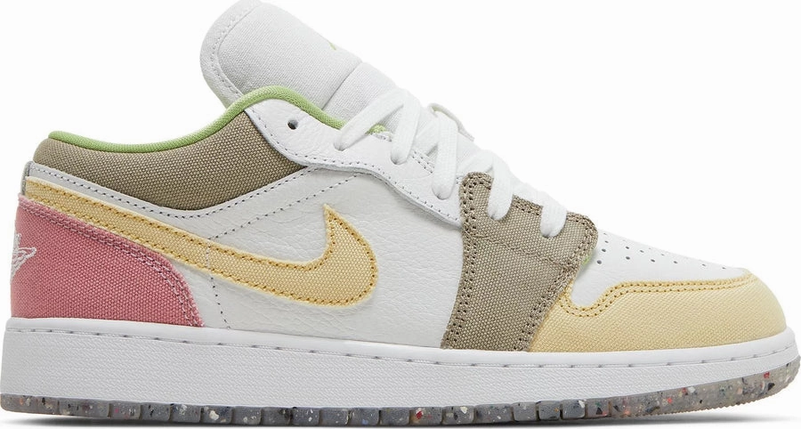 Fast Fit Balanced Flex Grooves Air Jordan 1 Low SE 'Pastel Grind'