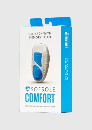 Sof Sole Mens Comfort Gel Arch with Memory Foam