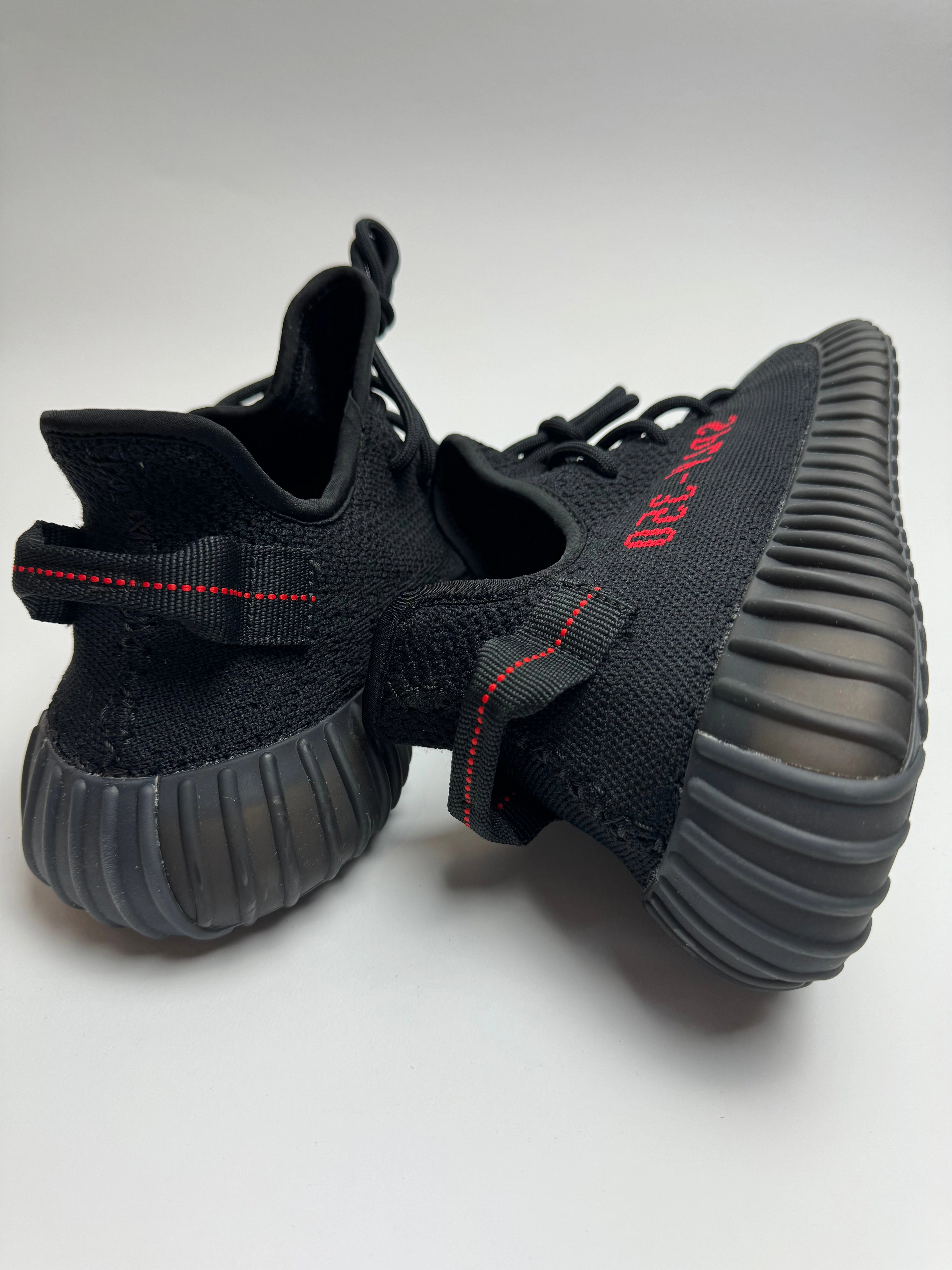 Plain Finish Stone Path Yeezy Boost 350 V2 "Bred"
