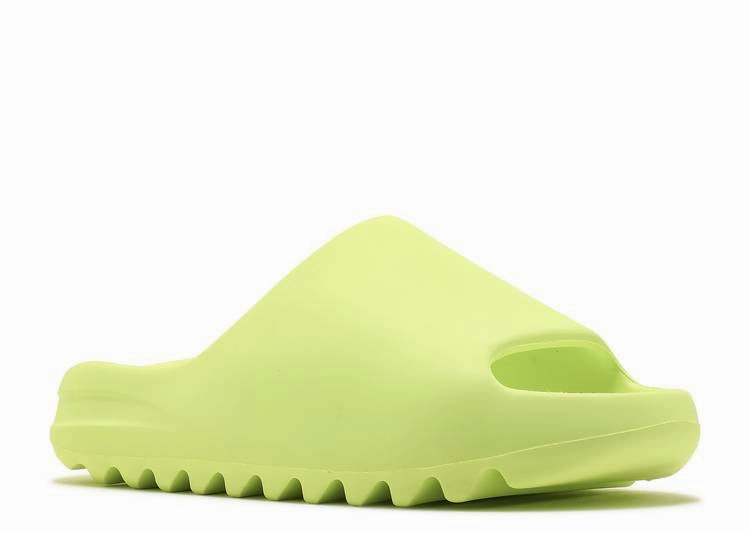 Night Jog Adidas Yeezy Slide Green Glow