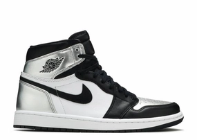 Jordan 1 Retro High Silver Toe (W) track running footwear