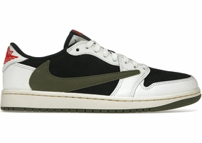 Low Use Jordan 1 Retro Low OG SP Travis Scott Olive
