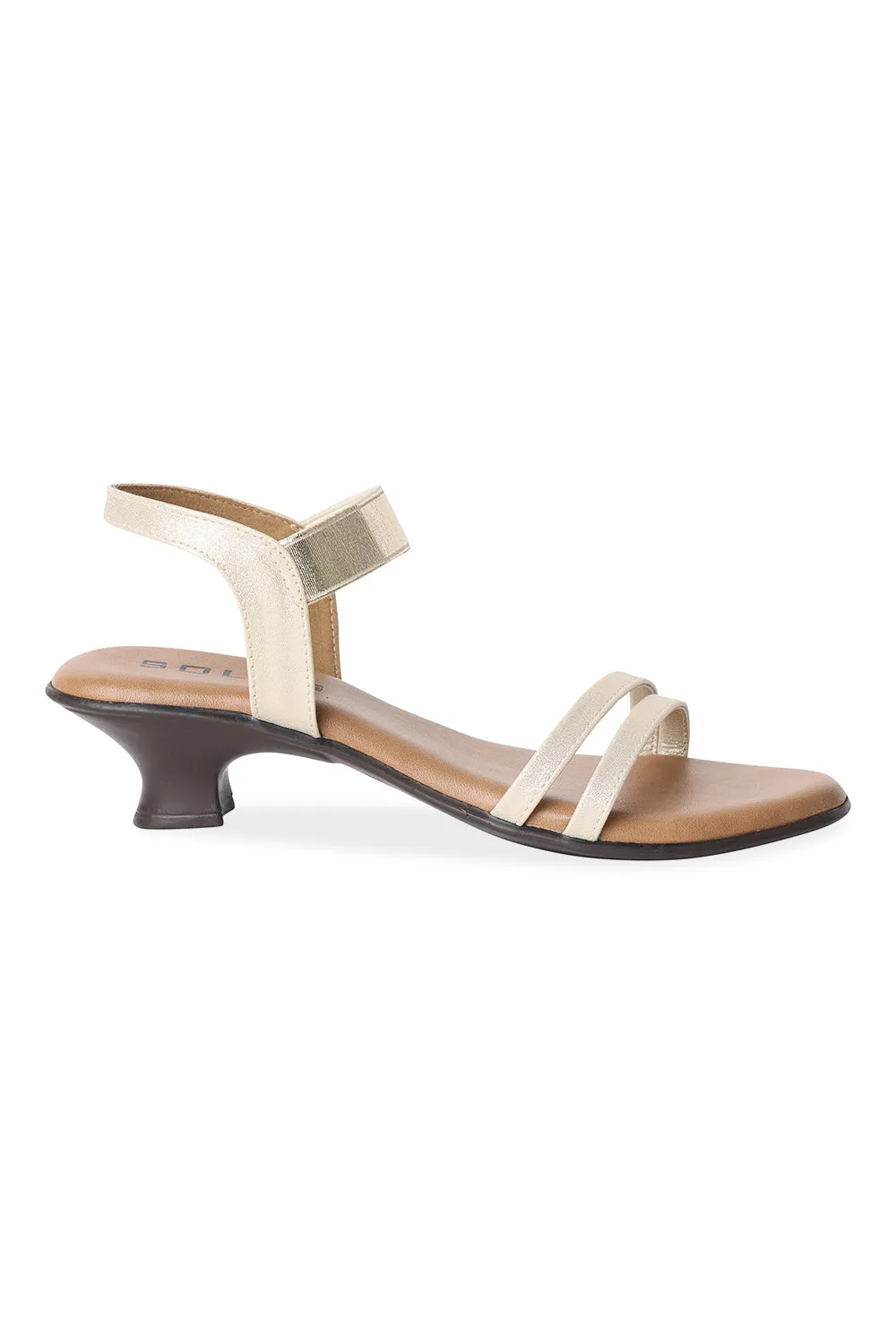 SOLES Double Strap Heels