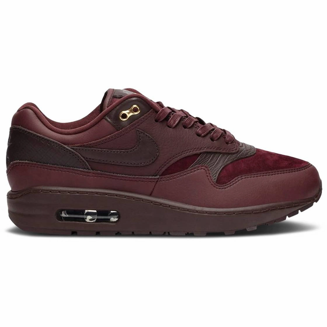 Stitched Detailing Air Max 1 "87 "Burgundy Rush" (Wmns) (2022)