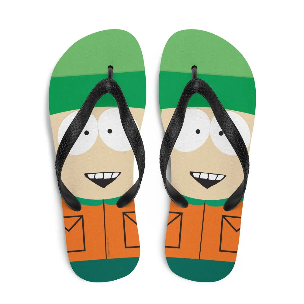 South Park Kyle Big Face Flip Flops