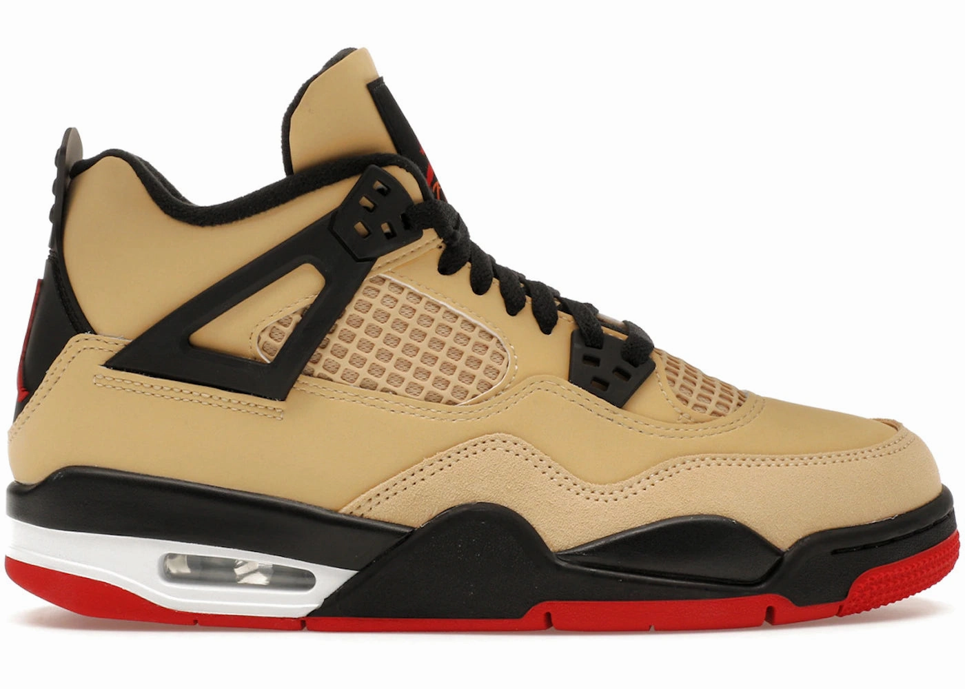 Jordan 4 Retro Pizza Tension Balanced Lacing