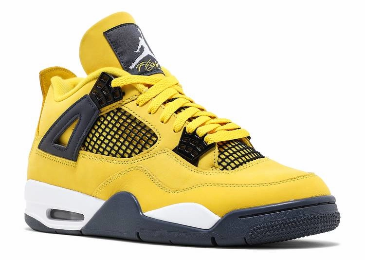 Hydrophilic sprinting running choice Jordan 4 Retro Lightning (2021)