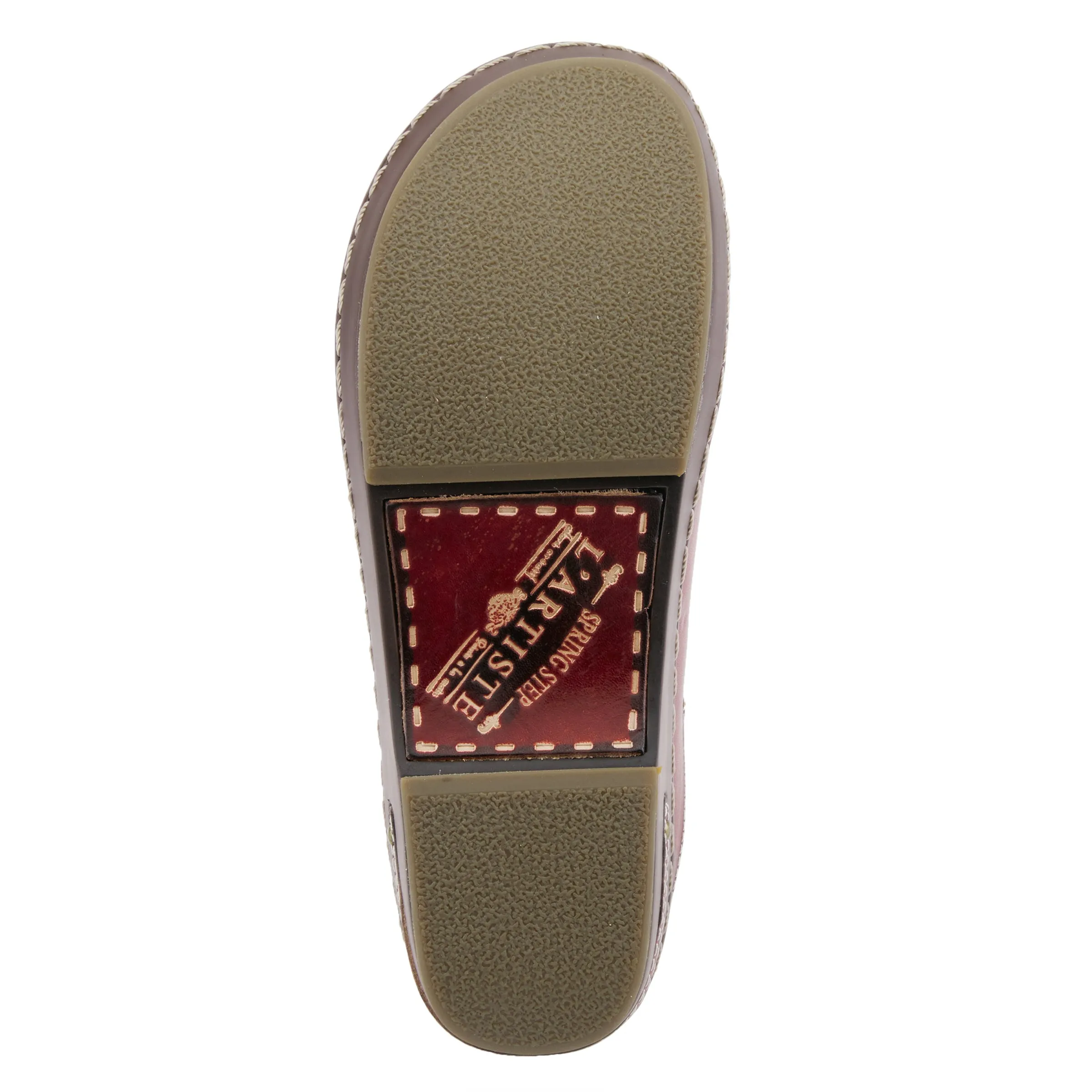 Spring Step Shoes  L'Artiste Chino Clogs Women’s Hand Painted Leather 2" Heel