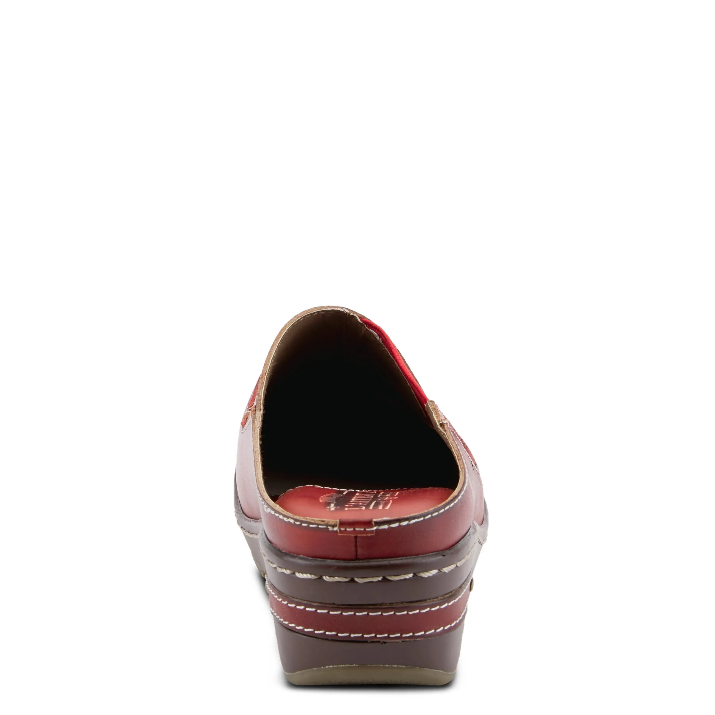 Spring Step Shoes  L'Artiste Chino Clogs Women’s Hand Painted Leather 2" Heel