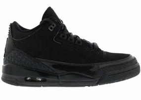 Jordan 3 Retro Black Cat Shockproof suitable for youth