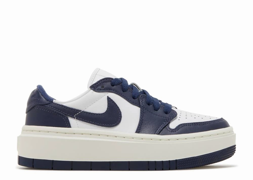 Jordan 1 Elevate Low Midnight Navy (W) evening jog removable - insole running option