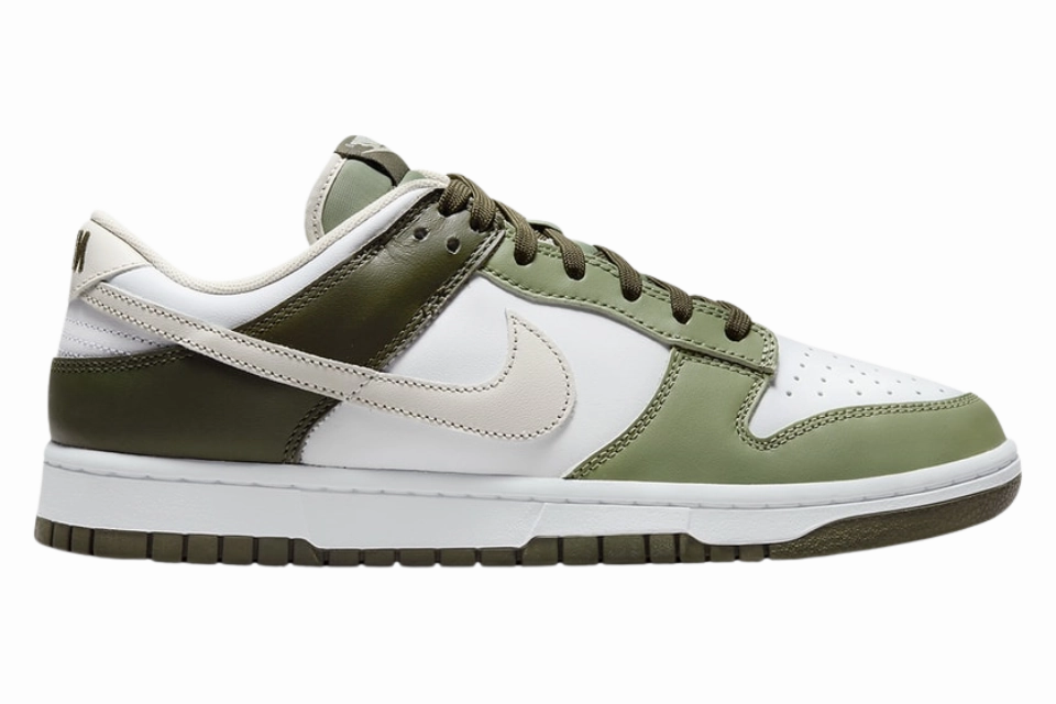 Nike Dunk Low Olive White high - heeled shoes