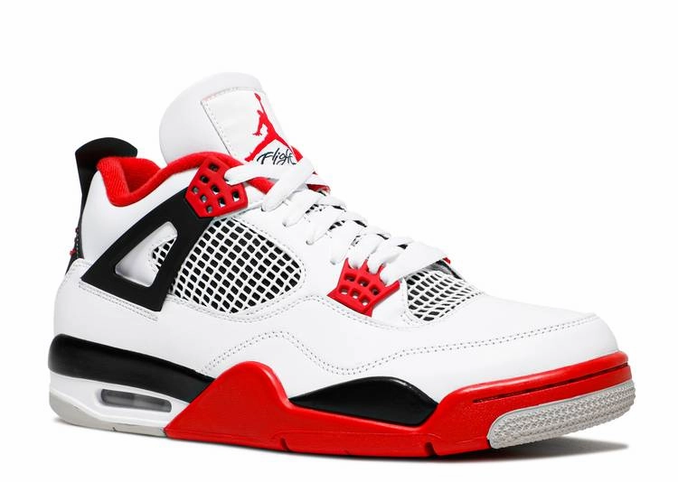 Marathon Training rigid upper shoes Jordan 4 Retro Fire Red (2020)
