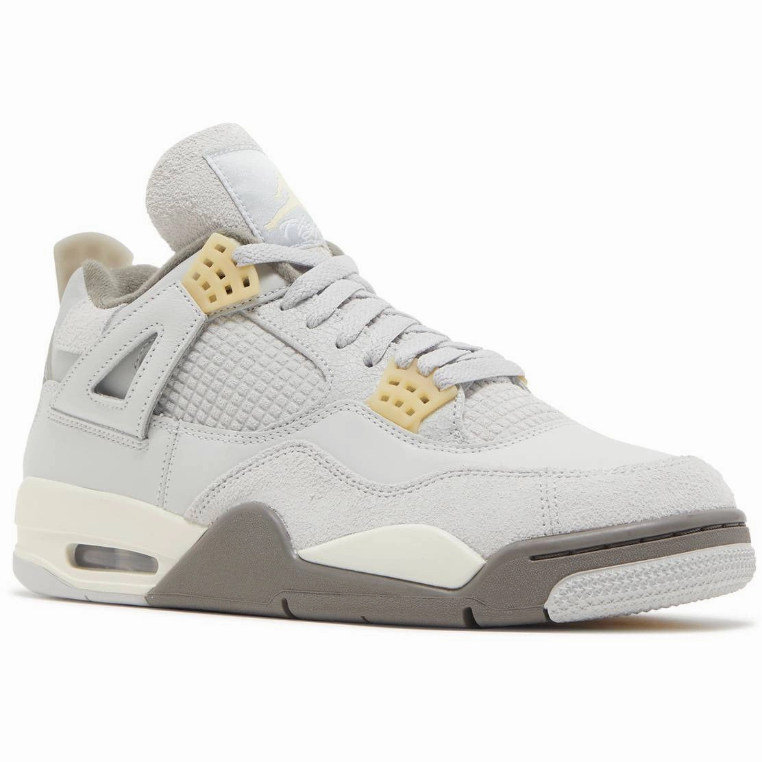 Air Jordan 4 Retro "Craft" (2023) running in the cold air - filled - feature shoes