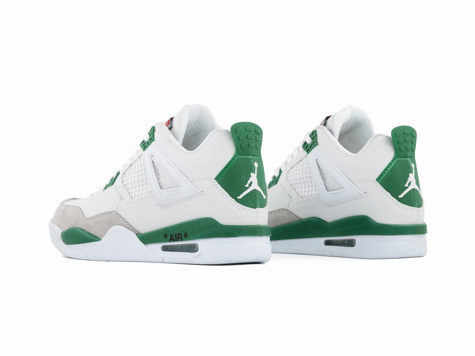 Mobile App Integration Wide - toe box Tenis Retro 4 Blanco Verde