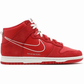 Dunk High "First Use" (Red) (2021) weekend running running on beach shoes