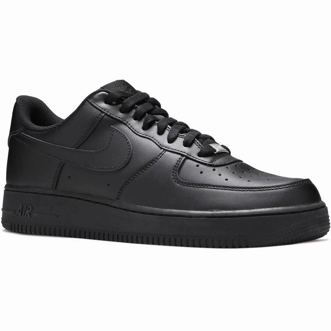 Air Force 1 07 "Triple Black" (2020) Perforated Upper Design