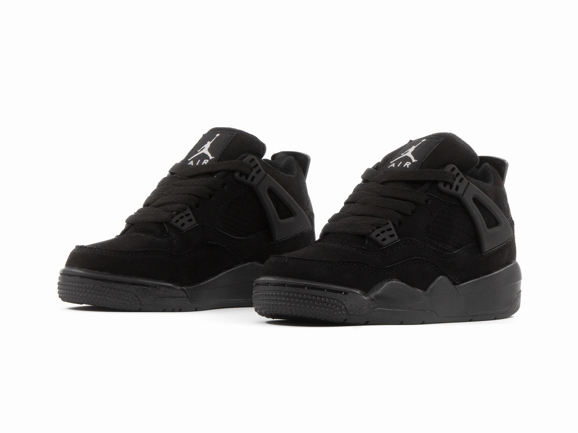 Tenis Retro 4 Negro Total Ni?o Light Comfort