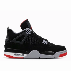 Breathable fabric foam - cushioned shoes Air Jordan 4 Retro "Bred / Black Cement" (2019)
