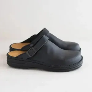 Stapper - Men's Leather Clogs, Adjustable strap, Booties, Comfortable