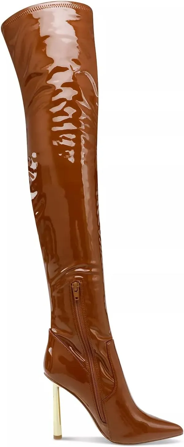 Steve Madden Vanquish Women's Faux Leather Over-the-Knee Thigh-High Boots