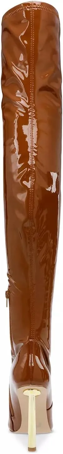 Steve Madden Vanquish Women's Faux Leather Over-the-Knee Thigh-High Boots