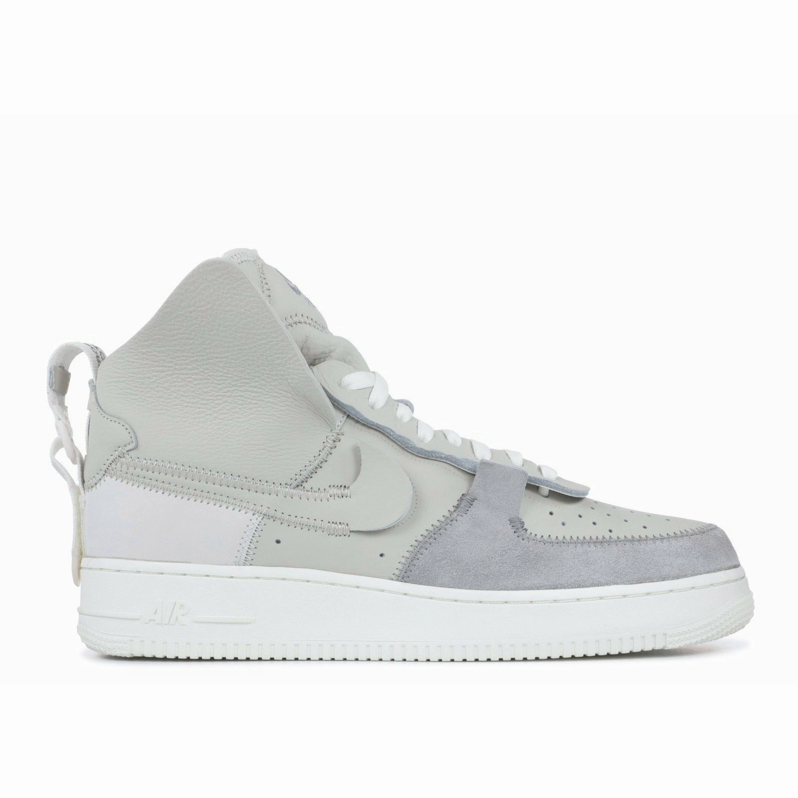PSNY X Air Force 1 High "Matte Silver" (2018) Lace Design Stability plate