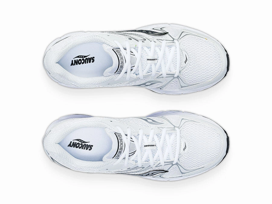 soccer - compatible shoes Saucony Grid Ride Mellenium 'White/Silver'