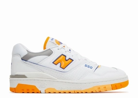 New Balance 550 White Vibrant Orange City Vibe