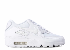 Air Max 90 Mesh (GS/Juniors) Triple White Ventilation Port System