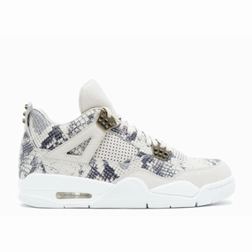Air Jordan 4 Retro Premium Pinnacle "White Snakeskin" natural materials