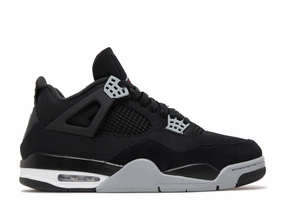 Responsive Support birthday - themed running wear Jordan 4 Retro Black Canvas (Preowned Size 13)