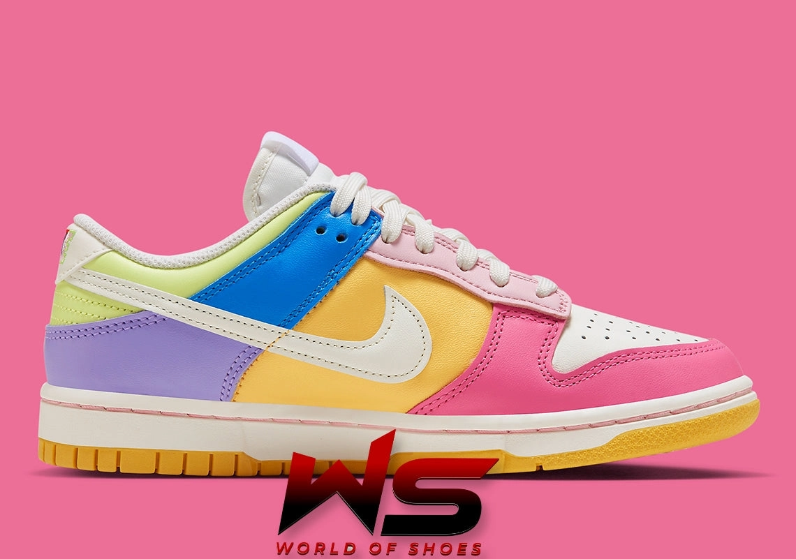 relay shoes Nike Dunk Low Solar Flare Multi-Color