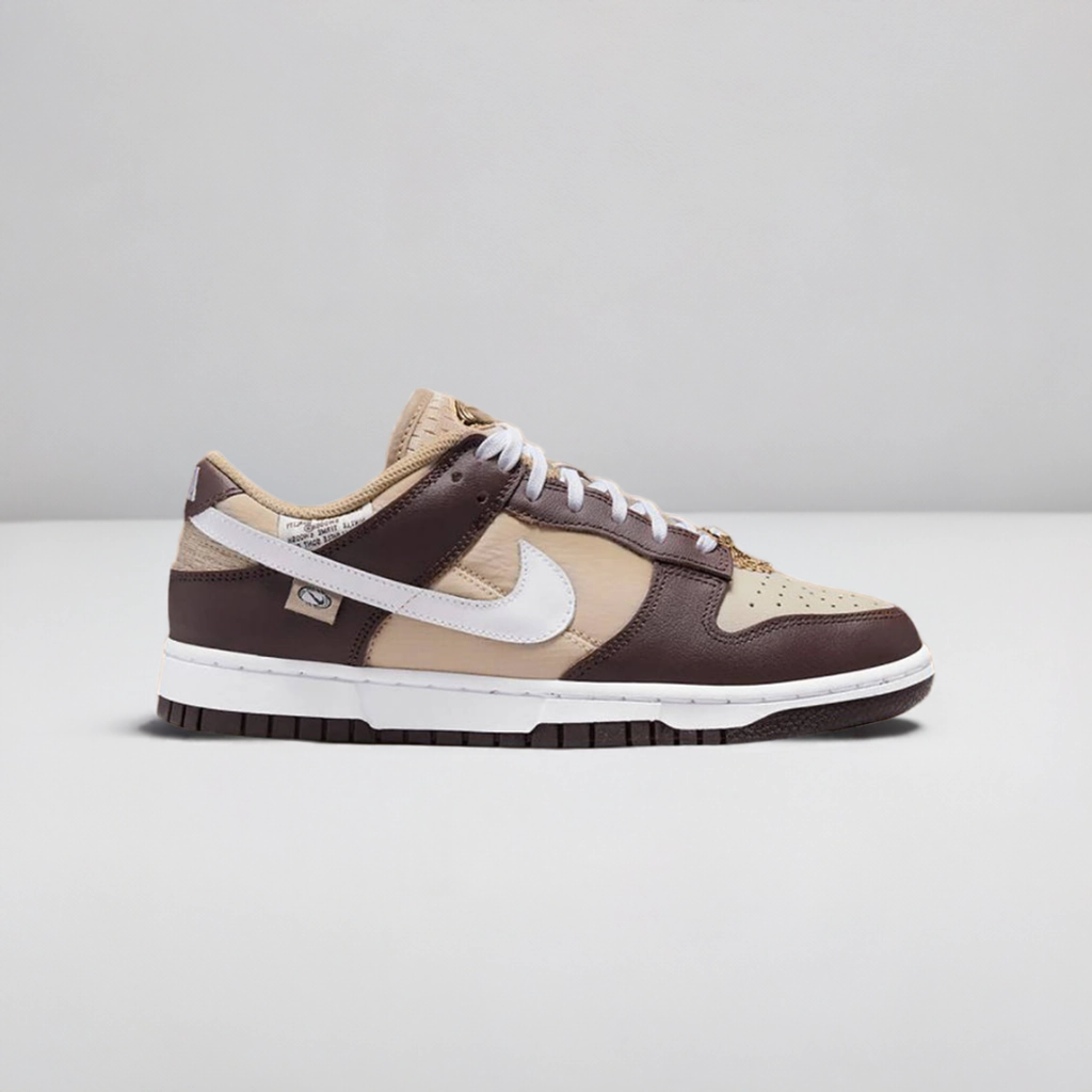 Nike Dunk Low Bling Brown Tan multi - sport shoes Shock   Proof