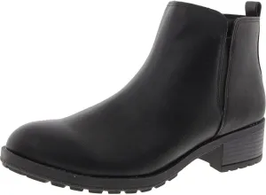 Style & Co. Womens GARNERR Stretch Faux Leather Ankle Boots