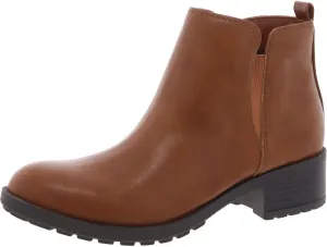 Style & Co. Womens GARNERR Stretch Faux Leather Ankle Boots
