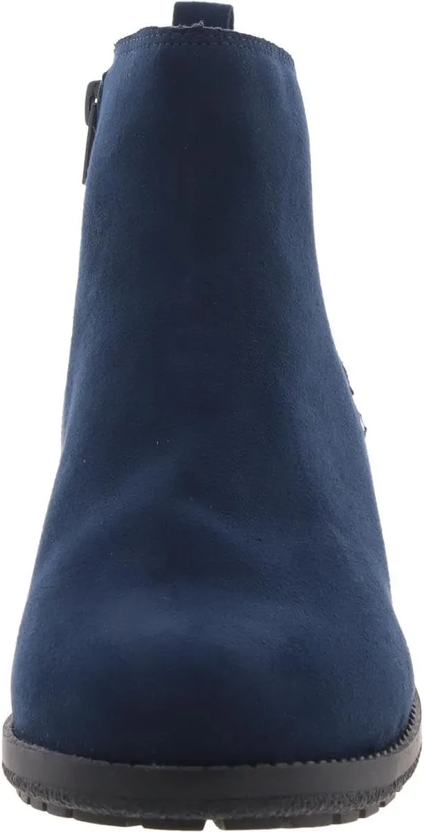 Style & Co. Womens GARNERR Stretch Faux Leather Ankle Boots
