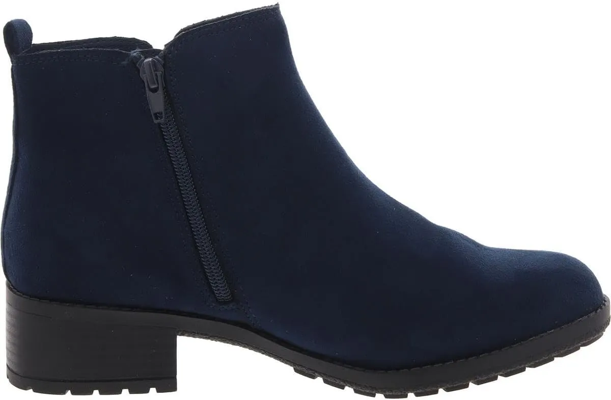 Style & Co. Womens GARNERR Stretch Faux Leather Ankle Boots