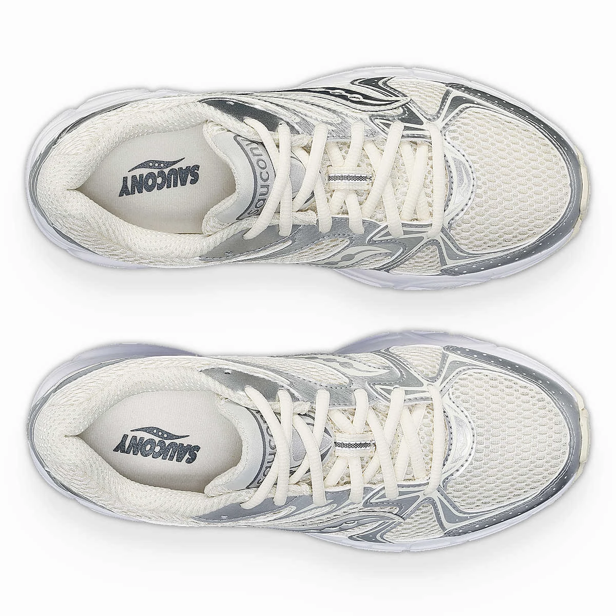 Women's Saucony Grid Ride Millenium 'White/Cream' short - term use shoes Comfortable Fit Shoes