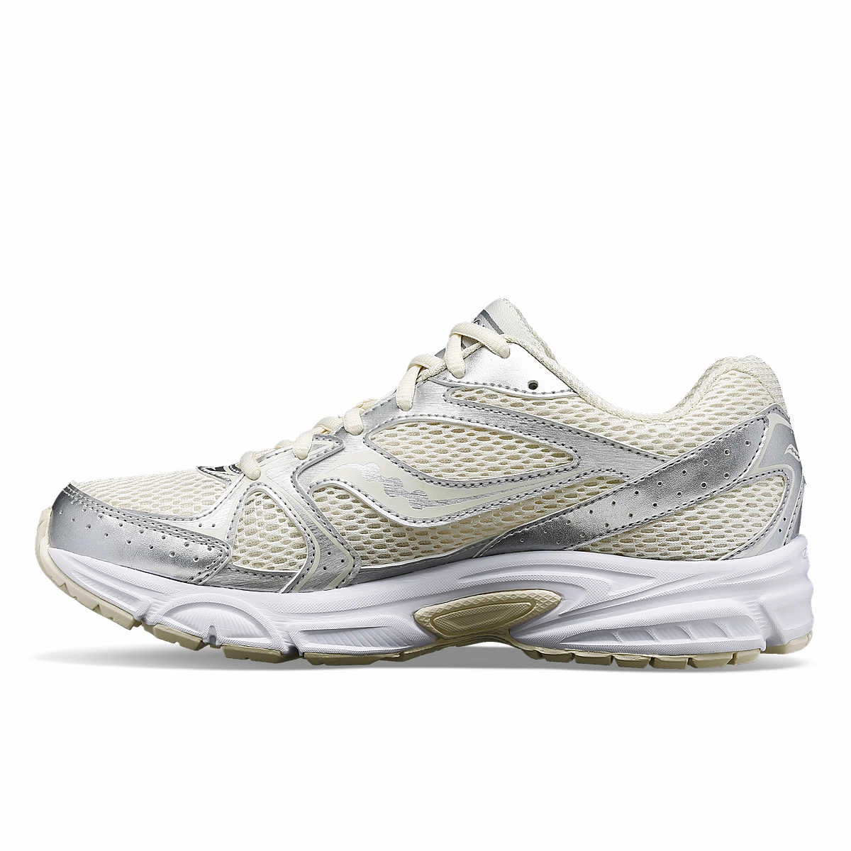 Foam Midsole Quick - release Women's Saucony Grid Ride Millenium 'White/Cream'