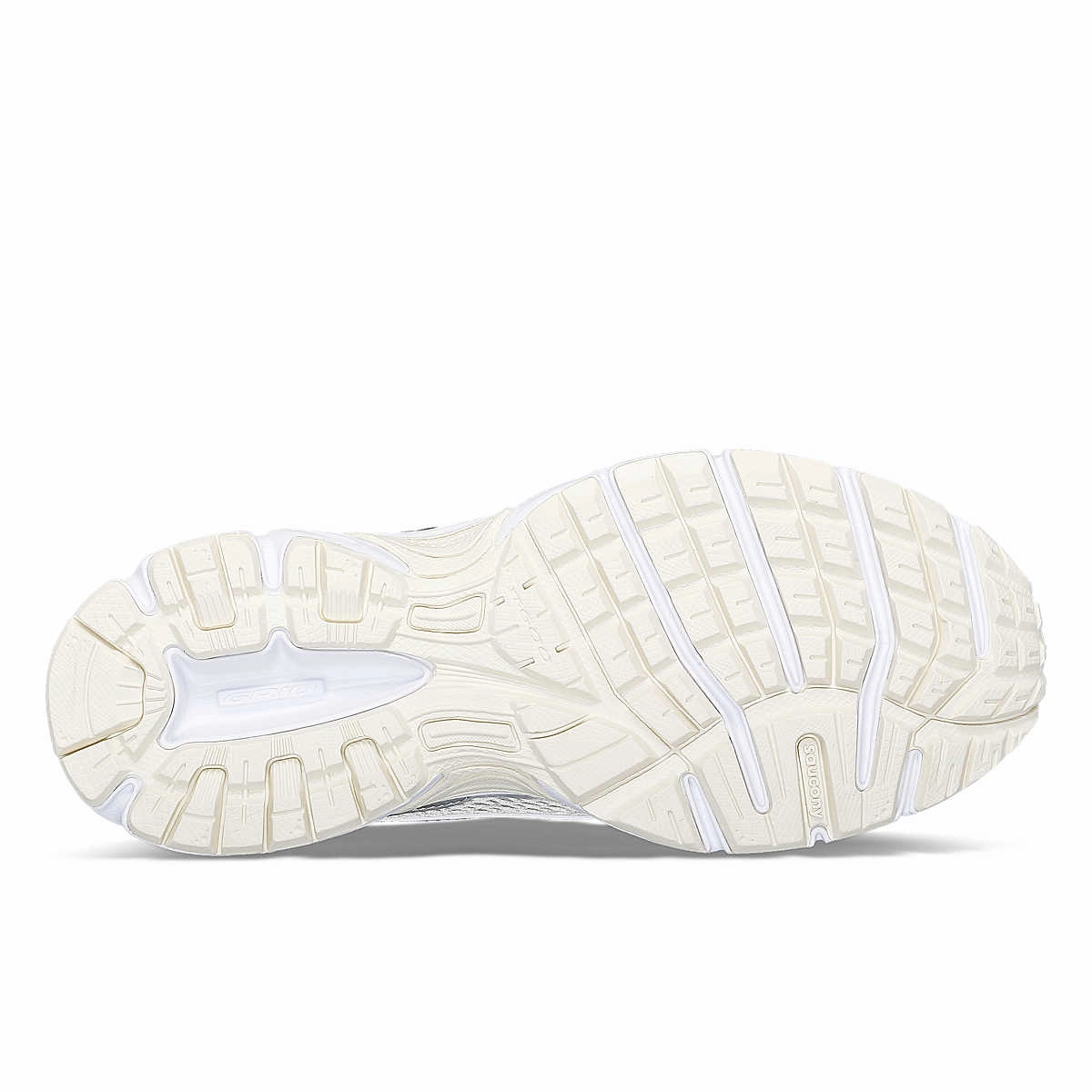 foot biomechanics durable - upper shoes Women's Saucony Grid Ride Millenium 'White/Cream'