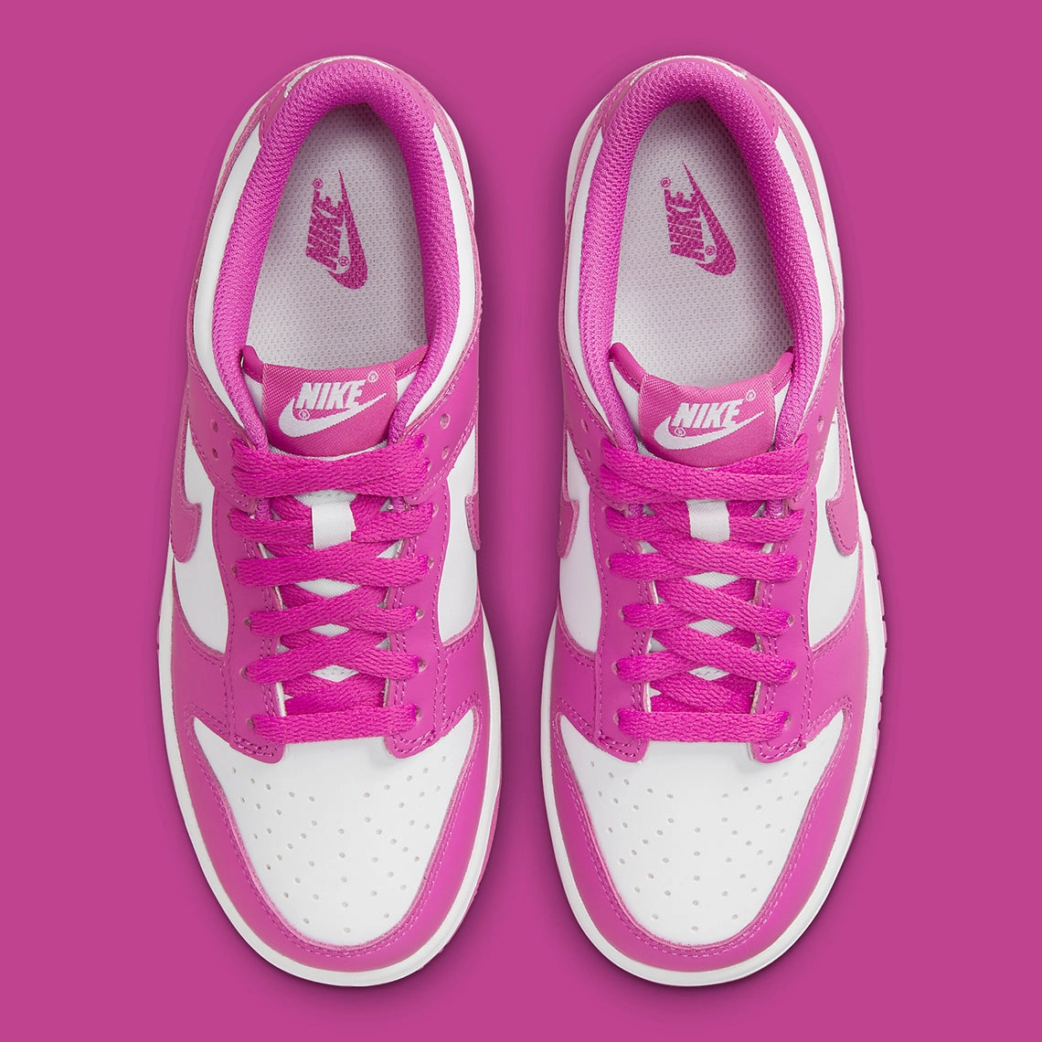 printed running wear Dunk low Fuchsia