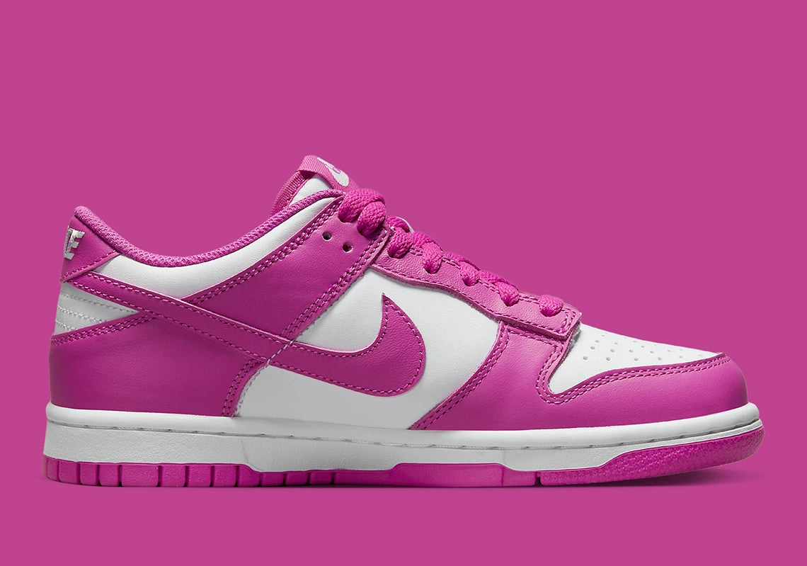 Dunk low Fuchsia responsive - sole - technology shoes