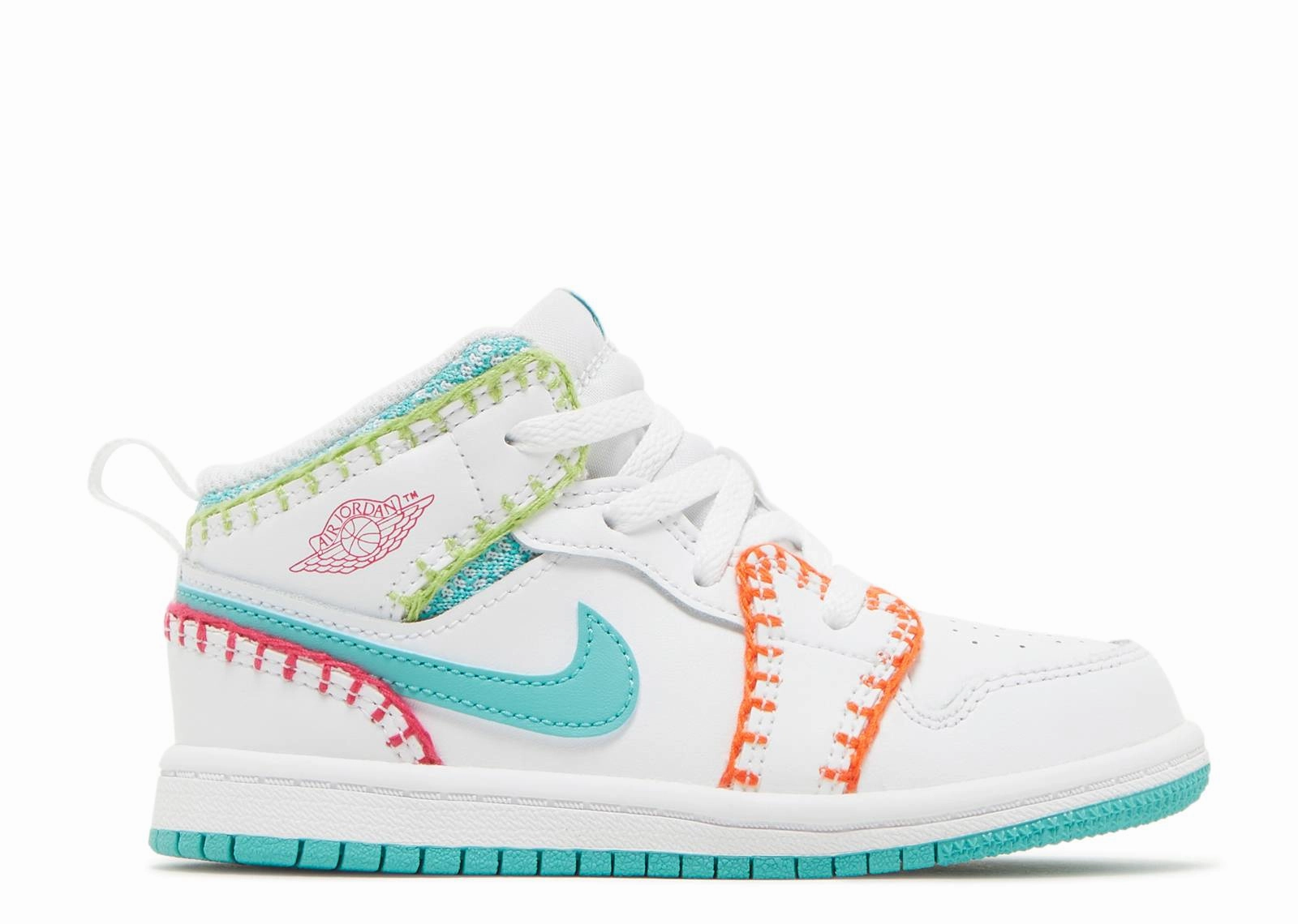 dot - pattern shoes Jordan 1 Mid SE Multi Knit TD