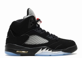 Jordan 5 Retro Black Metallic (2016) (Preowned Size 9) stain - resistant shoes running in solid colors