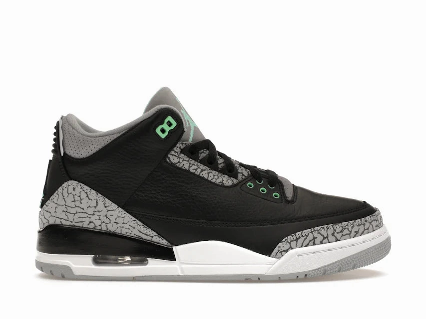Jordan 3 Retro Green Glow Fresh Ride Fresh Style