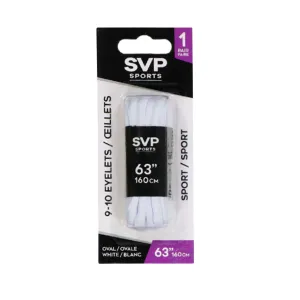 SVP Sports - 63in Shoelace (Oval) (DM21167 OVAL-WHT-63)